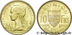 ISOLA RIUNIONE 10 Francs Marianne / armes de Saint Denis de la Réunion 1973 Paris
