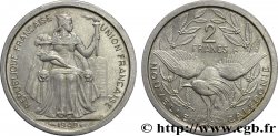 NEW CALEDONIA 2 Francs Union Française 1949 Paris