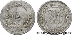 AFRIQUE FRANÇAISE - SÉNÉGAL 25 Centimes Chambre de Commerce Dakar 1920