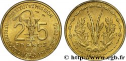 AFRIQUE OCCIDENTALE FRANÇAISE - TOGO 25 Francs 1957 Paris