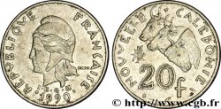 NEW CALEDONIA 20 Francs I.E.O.M. Marianne / zébus d’élevage de Nouvelle Calédonie 1990 Paris