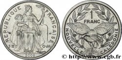 NUOVA CALEDONIA 1 Franc I.E.O.M. représentation allégorique de Minerve / Kagu, oiseau de Nouvelle-Calédonie 2006 Paris