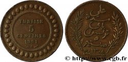 TUNISIE - PROTECTORAT FRANÇAIS 5 Centimes AH1308 1891