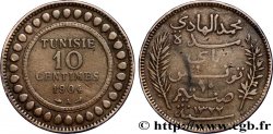 TUNISIA - French protectorate 10 Centimes AH1322 1904 Paris