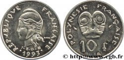 FRANZÖSISCHE-POLYNESIEN 10 Francs I.E.O.M Marianne 1993 Paris