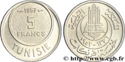 TUNISIE - PROTECTORAT FRANÇAIS 5 Francs 1957 Monnaie de Paris