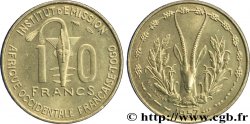 AFRIQUE OCCIDENTALE FRANÇAISE - TOGO 10 Francs masque / antilope 1957 Paris