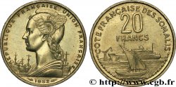 FRENCH SOMALILAND 20 Francs 1952 Paris