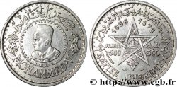 MAROKKO - FRANZÖZISISCH PROTEKTORAT 500 Francs Mohammed V an AH1376 1956 Paris