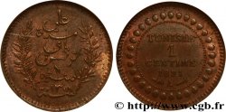 TUNISIE - PROTECTORAT FRANÇAIS 1 Centime AH1308 1891 Paris SUP62 NGC