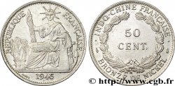 INDOCHINE FRANÇAISE 50 Centièmes 1946 Paris SUP