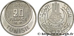 TUNISIE - PROTECTORAT FRANÇAIS Essai de 20 Francs 1950 Paris