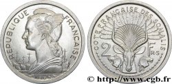 SOMALIA FRANCESA 2 Francs Marianne / antilope 1965 Paris