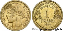 AFRIQUE OCCIDENTALE FRANÇAISE 1 Franc Morlon 1944 Londres