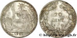 FRENCH INDOCHINA 20 Centièmes 1927 Paris