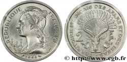 DJIBOUTI - Territoire français des AFARS et des ISSAS Essai de 2 Francs Marianne / antilope 1968 Paris