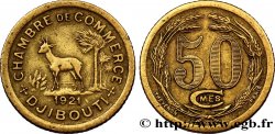 DJIBUTI 50 Centimes Chambre de Commerce de Djibouti 1921 Paris