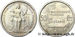 POLYNÉSIE FRANÇAISE - Océanie française Essai de 50 Centimes établissements français de l’Océanie 1949 Paris