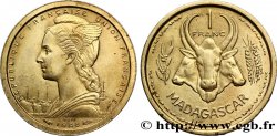 MADAGASCAR - UNIóN FRANCESA Essai de 1 Franc 1948 Paris
