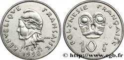 POLINESIA FRANCESE 10 Francs I.E.O.M Marianne 1998 Paris