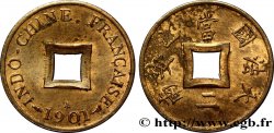 INDOCHINE FRANÇAISE 1 Sapèque (1/500 de Piastre) 1901 Paris