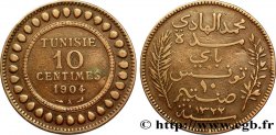 TUNISIA - FRENCH PROTECTORATE 10 Centimes AH1322 1904 Paris