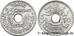 TUNISIE - PROTECTORAT FRANÇAIS 25 Centimes AH1338 1920 Paris