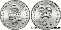 POLINESIA FRANCESE 10 Francs I.E.O.M Marianne 2005 Paris