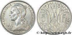 REUNION ISLAND 5 Francs Marianne / canne à sucre 1973 Paris