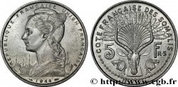 SOMALIA FRANCESE 5 Francs 1948 Paris