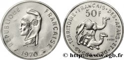 YIBUTI - Territorio Francés de los Afars e Issas Essai 50 Francs Marianne / dromadaire 1970 Paris