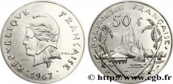 POLINESIA FRANCESE Essai de 50 Francs Marianne 1967 Paris