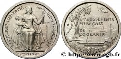 POLYNÉSIE FRANÇAISE - Océanie française Essai de 2 Francs Établissements français de l’Océanie 1949 Paris