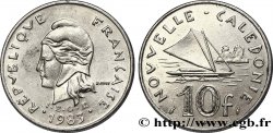 NEUKALEDONIEN 10 Francs I.E.O.M. Marianne / voilier 1983 Paris