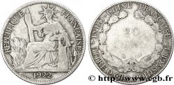 INDOCHINA 20 Centièmes 1922 Paris