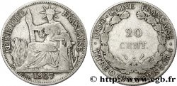 FRENCH INDOCHINA 20 Centièmes 1927 Paris