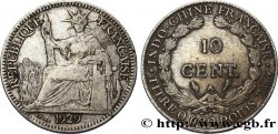 FRANZÖSISCHE-INDOCHINA 10 Centièmes 1929 Paris
