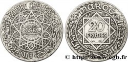 MAROC - PROTECTORAT FRANÇAIS 20 Francs AH 1347 1928 Paris
