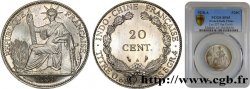 INDOCINA FRANCESE Essai de 20 Centièmes Cupro-Nickel 1928 Paris 