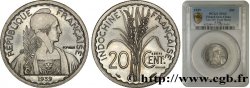 INDOCHINE FRANÇAISE Pré-série avec le mot Essai de 20 Centièmes 1939 Paris