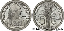 INDOCHINE FRANÇAISE Essai de 5 Centièmes 1946 Paris