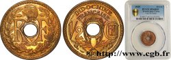 FRENCH INDOCHINA 1/2 Centième Essai Lindauer 1935 Paris MS66 PCGS