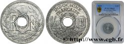INDOCINA FRANCESE 1/2 Centième en Zinc 1939 Paris 