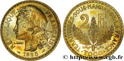 TOGO - Territorios sobre mandato frances 2 Francs, poids léger - Essai de frappe de 2 Francs Morlon - 8 grammes 1925 Paris