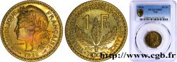 TOGO - TERRITOIRES SOUS MANDAT FRANÇAIS 1 Franc léger - Essai de frappe de 1 Franc Morlon - 4 grammes 1926 Paris