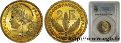 CAMEROUN - TERRITOIRES SOUS MANDAT FRANÇAIS 2 Francs poids léger - Essai de frappe de 2 Francs Morlon - 8 grammes 1925 Paris