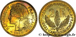 CAMERUN - Territorios sobre mandato frances 2 Francs poids léger - Essai de frappe de 2 Francs Morlon - 8 grammes 1925 Paris