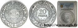 MAROC - PROTECTORAT FRANÇAIS Essai 20 Francs en aluminium AH 1352 1933 Paris
