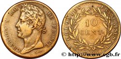COLONIAS FRANCESAS - Charles X, para Guayana y Senegal 10 Centimes Charles X 1825 Paris - A