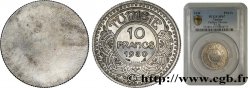 TUNISIA - Protettorato Francese Essai uniface de 10 Francs au nom de Ahmed Bey 1930 Paris 